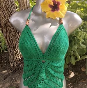 Beachy Waves Handmade Crochet Top